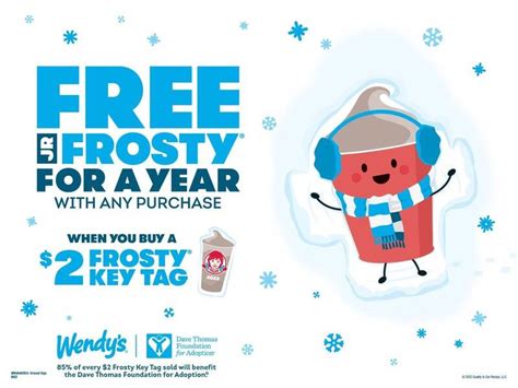 Wendys Frosty Key Tags Are Back To Benefit The Dave Thomas Foundation