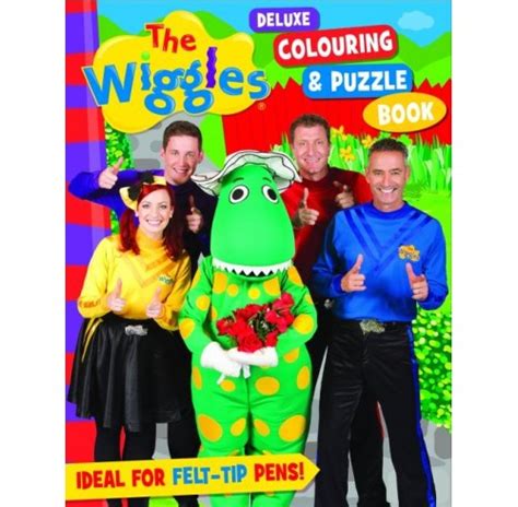 Book Deluxe Colouring And Puzzle Fmp Wiggles