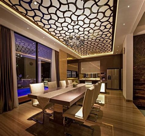 50 Stylish And Elegant Dining Room Ceiling Design Ideas In Modern Homes