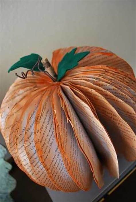 paper pumpkin centerpiece 17 diy thanksgiving crafts for adults see more at diyready
