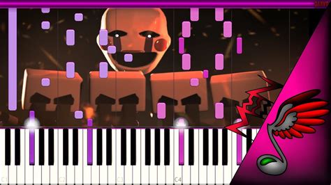 Fnaf Song Purple Piano Tutorial By Danvol Synthesia Hd Youtube