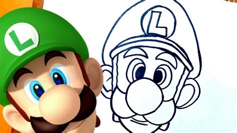 Cómo Dibujar A Luigi De Mario Bros Youtube