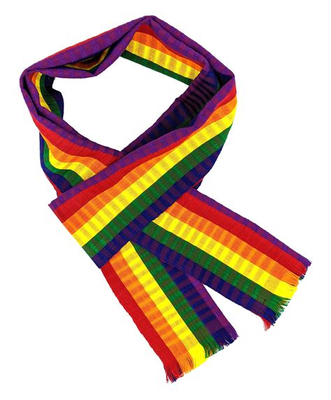 Rainbow Stripe Handwoven Cotton Scarf A Thread Of Hope