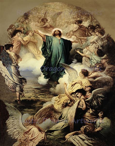 Gustave Dore L Ascension 1879 Reproduction Digital Print Ascension