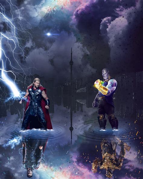 Thanos Vs Thor