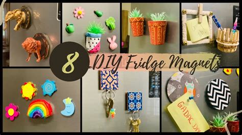 8 Cute And Useful Diy Fridge Magnet Ideas Diy T Ideas Gadac Diy