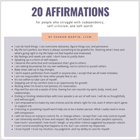 20 Affirmations To Help Build Your Self Esteem Live Well With Sharon