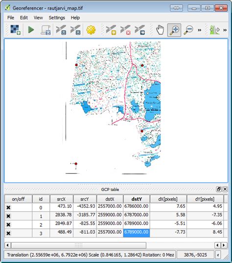 Lesson Georeferencing A Map Qgis Documentation Documentation