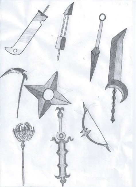 See more ideas about anime weapons, weapon concept art, weapons. Manga Weapon Drawing practice by mangafan328 on DeviantArt