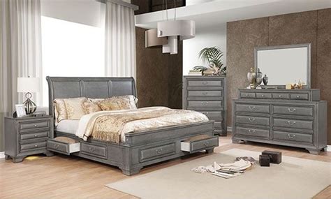 Get 5% in rewards with club o! Furniture of America | CM7302GY Brandt Bedroom Set ...