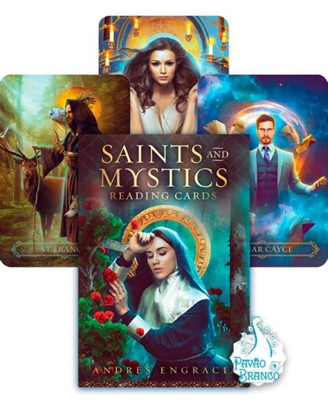 Saints And Mystics Reading Cards Loja E Editora Pavão Branco