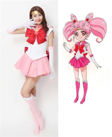2017 New Anime Sailor Moon Cosplay Costume Chibi Moon Costumes Carnaval