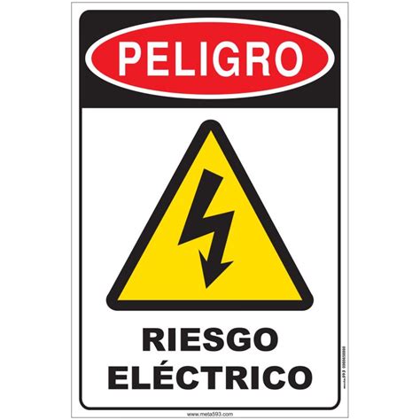 PELIGRO RIESGO ELÉCTRICO META593