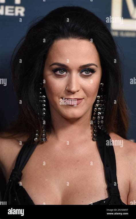 Katy Perry Poses During Her Handprint Ceremony After The Premiere Of Jeremy Scott The Peoples
