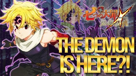 Demon Meliodas Is Coming Ssr Ticket Summon More Seven Deadly Sins