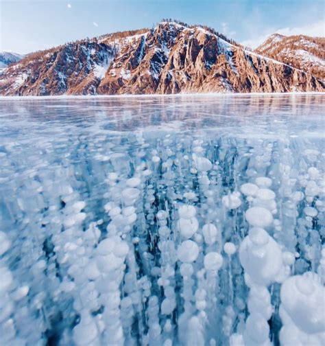 The Spectacular 600 Km Long Frozen Baikal Is The Deepest And Oldest