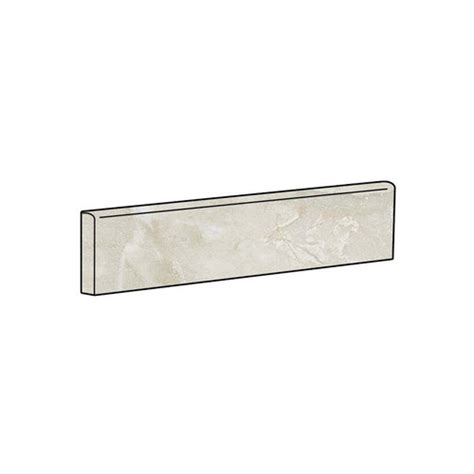 Mirasol Silver Marble Glossy Wall Bullnose 3x12 Tiles Direct Store