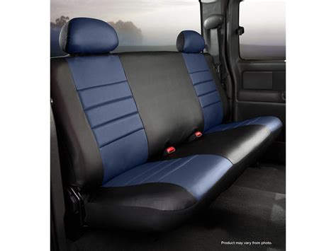 Dsi Automotive Fia Leatherlite Custom Seat Cover Blueblack Front