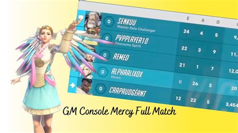 Were More Of A Defence Team Console Gm Mercy Main Overwatch Youtube