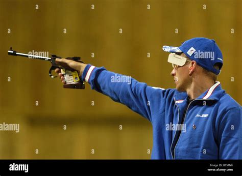 Mikhail Nestruev Russia Won A Gold Medal At Air Pistol Shooting