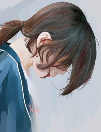 Anime Sad Anime Korean Girl Drawing Largest Wallpaper Portal