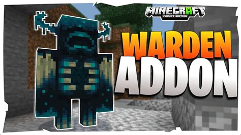 ️nuevo Addon Mod Del Warden Para Minecraft Pe 116 Addon De Warden