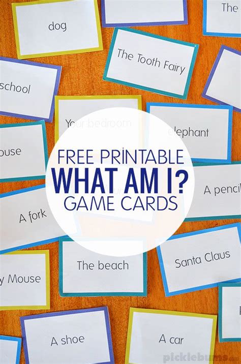 Who Am I Game Printable For Kids Tedy Printable Activities