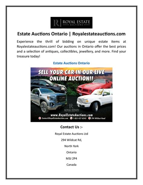 Ppt Estate Auctions Ontario Powerpoint