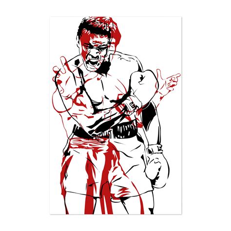 Bruce Lee Muhammad Ali 24 X 36 Unframed Wall Art Print Walmart Com