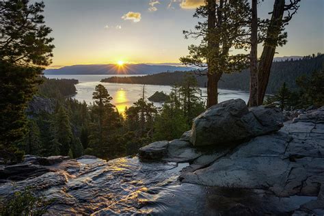 Sunrise At Emerald Bay In Lake Tahoe Photograph By James Udall