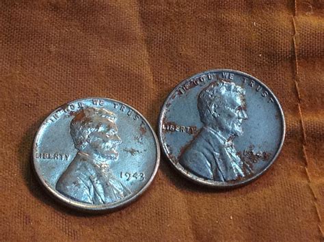 1943 Pandd Lincoln Steel Pennies For Sale Buy Now Online Item 464409