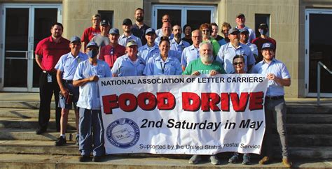 30th Annual National Association Of Letter Carriers Nalc “stamp Out Hunger” Food Drive On May