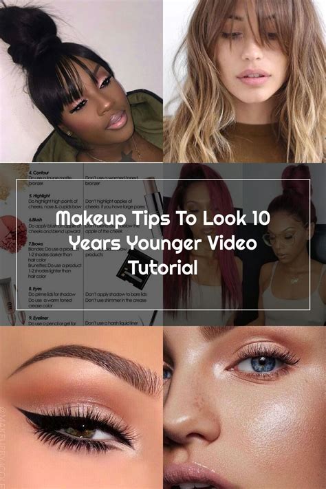 Makeup Tips To Look 10 Years Younger Video Tutorial In 2020 Makeup