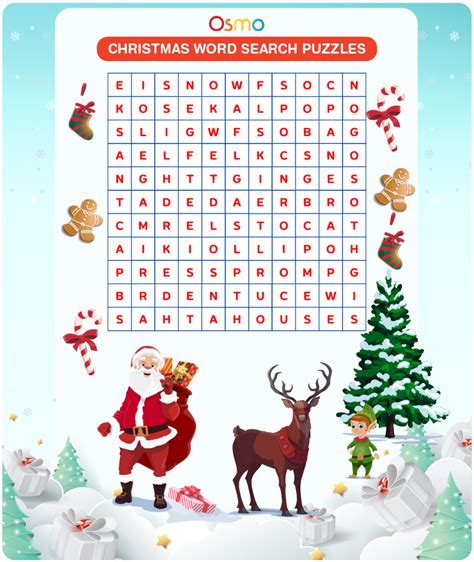 Christmas Word Search Download Free Printables For Kids