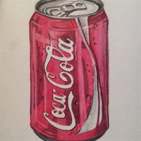 Coca Cola Drawing Can Cola Coca Draw Bodbocwasuon