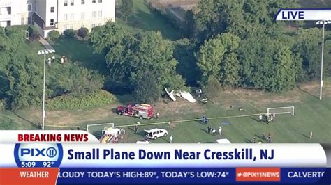 Two Injured After Small Plane Crashes Into Trees On Soccer