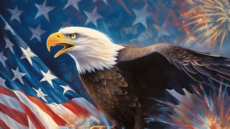 Bald Eagle Wallpaper 4k Independence Day 4th Of July