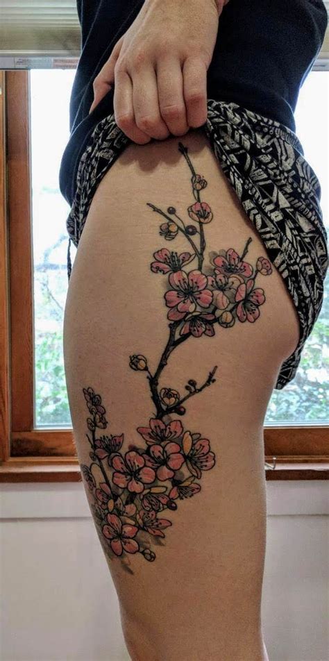 Cherry Blossom Tattoo By Cecilia Wingate Seven Son Tattoo