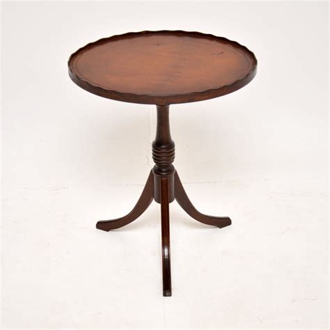 Antique Leather Top Mahogany Side Table Marylebone Antiques