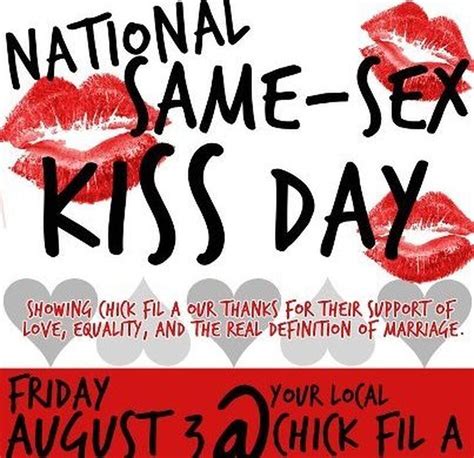Its Kiss In Day At Chick Fil A For Gay Rights Activists Wbur News