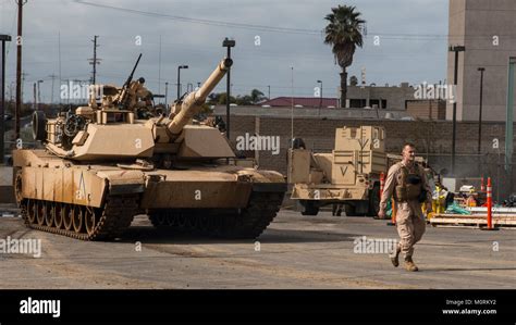 Us Marines With Company A 4th Tank Battalion 4th Marine Division