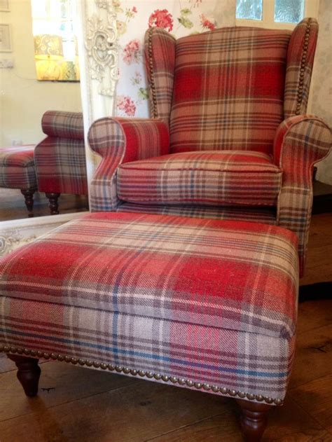 Tartan armchair and stool in excellent condition from a smoke free home * free delivery to most postcodes between the aberdeenshire area to the lancashire / north yorkshire area* the furniture house registration number 310758519 shop open on appoin. red check armchair & footstool | Furniture, Comfortable ...