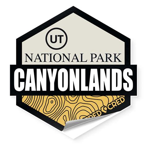 Sticker Canyonlands National Park Tred Cred