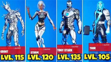How To Unlock All Silver Foil Skin Styles In Fortnite Silver