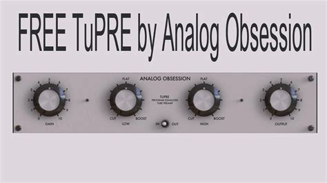 FREE TuPRE By Analog Obsession YouTube