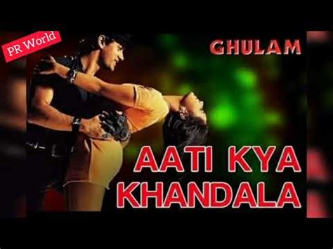 Aati Kya Khandala Movie Ghulam Singer Aamir Khan Alka Yagnik Cover By Pr Youtube