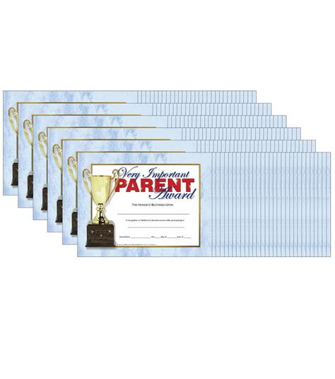 Hayes Very Important Parent Award 30 Per Pack 6 Packs Joann