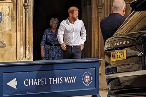 Prince Harry Visits Windsor Castle As He Pays Respects To His Grandmother The Queen Irish