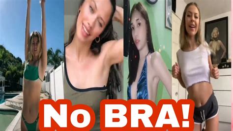 No Bra Challenge Tiktok Compilation Youtube