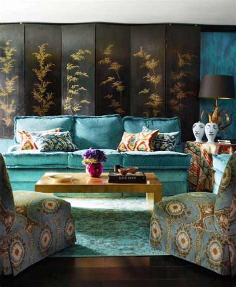 Turquoise Living Room Interiors By Color 17 Interior Decorating Ideas